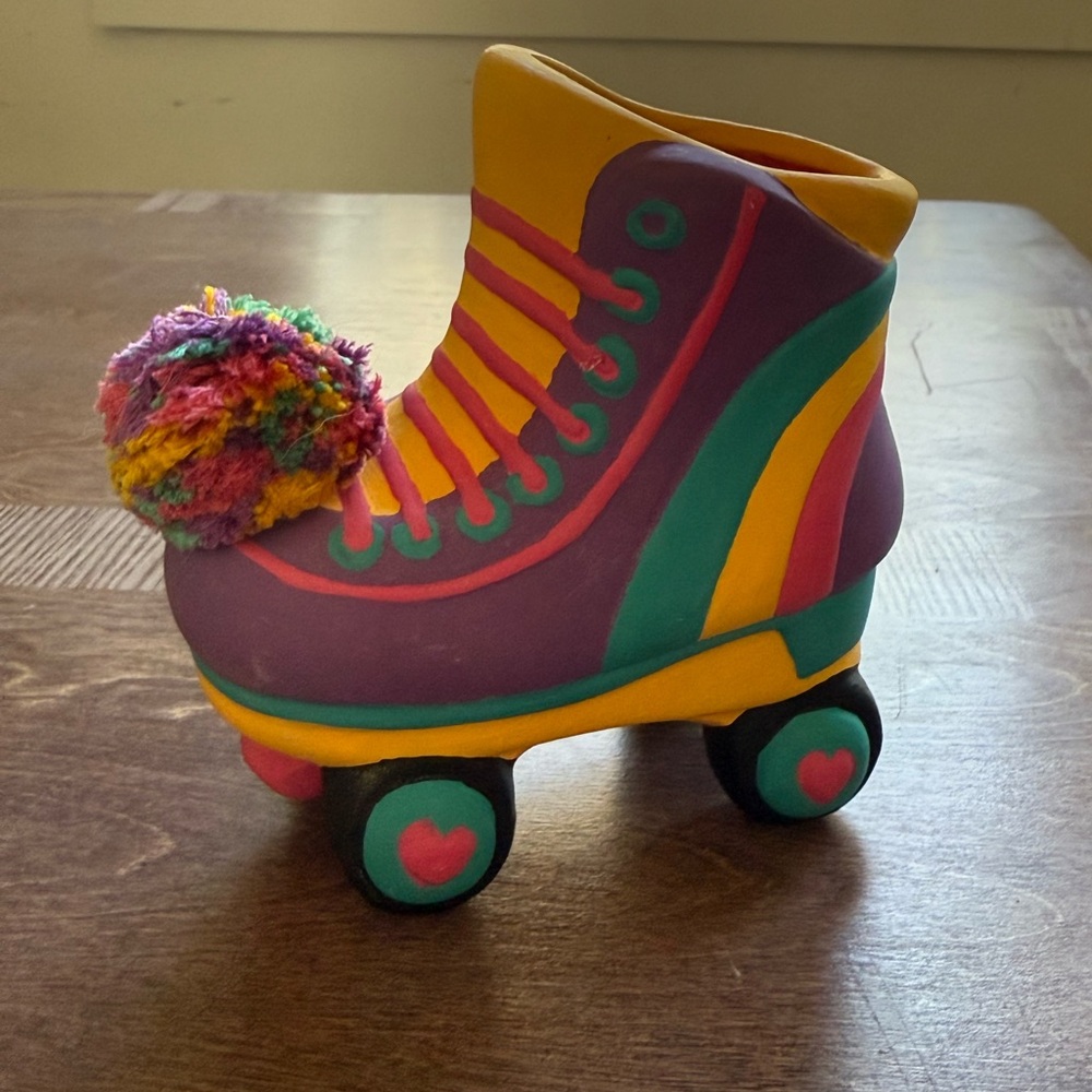 Colorful Roller Skate Vase